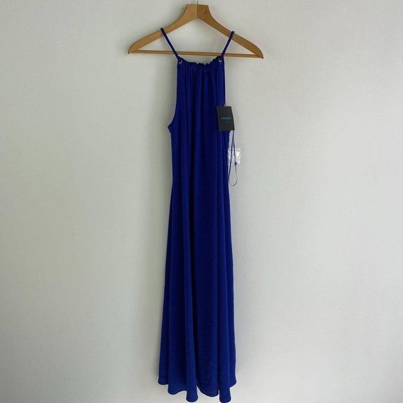 CYNTHIA ROWLEY Blue Light Maxi Dress NWT - Picture 1 of 8